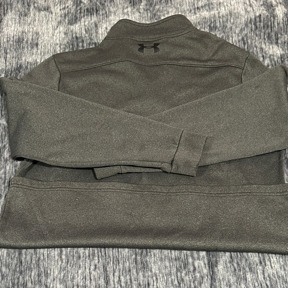 Under Armour Charcoal Quarter-Zip Pullover VGUC - Picture 9 of 9